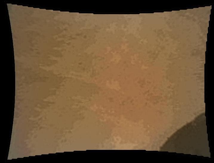 NASA image: Curiosity Wheel During Descent