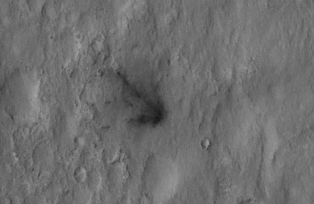 NASA image: Signs of the Sky Crane Impact