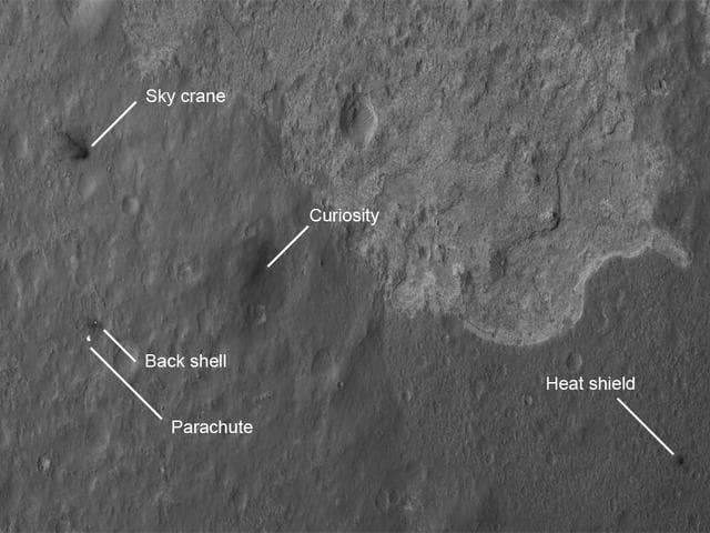 NASA image: Scene of a Martian Landing