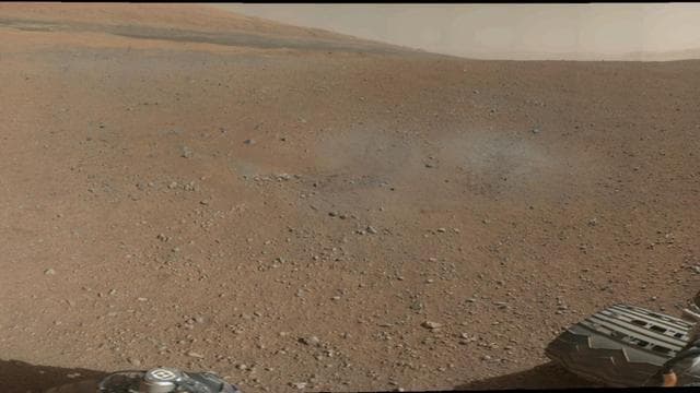NASA image: Mount Sharp on the Horizon