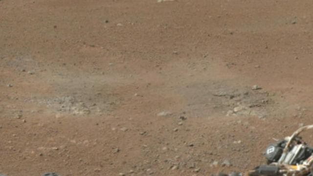 NASA image: A Set of Blast Marks in Color, Left Side