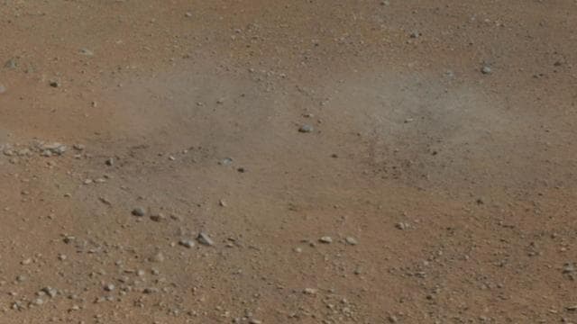 NASA image: A Set of Blast Marks in Color, Right Side