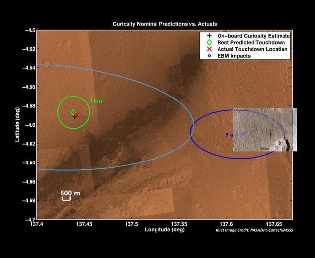 NASA image: Zeroing in on Rover Landing Site