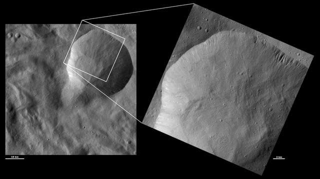 NASA image: HAMO and LAMO Images of Aquilia Crater