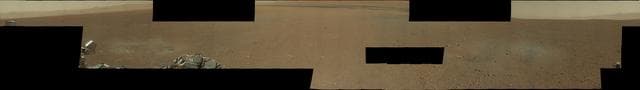 NASA image: First High-Resolution Color Mosaic of Curiosity Mastcam Images