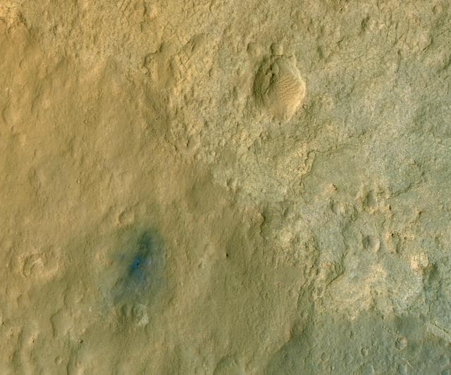 NASA image: Curiosity in Exaggerated Color