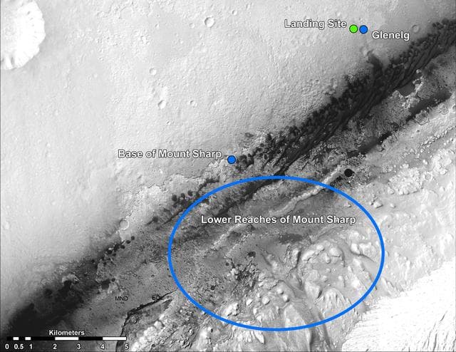 NASA image: Martian Treasure Map