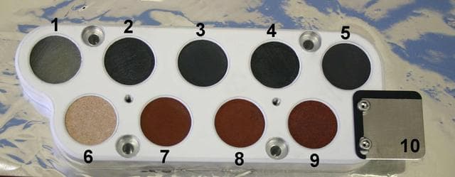 NASA image: Pre-Launch Calibration Target for ChemCam