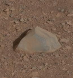 NASA image: Curiosity First Rock Star, Up-Close