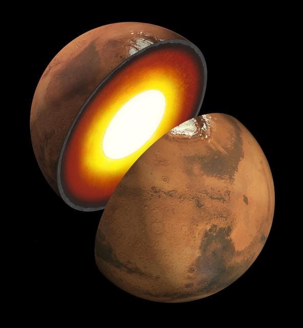 NASA image: Mars Interior Artist Concept