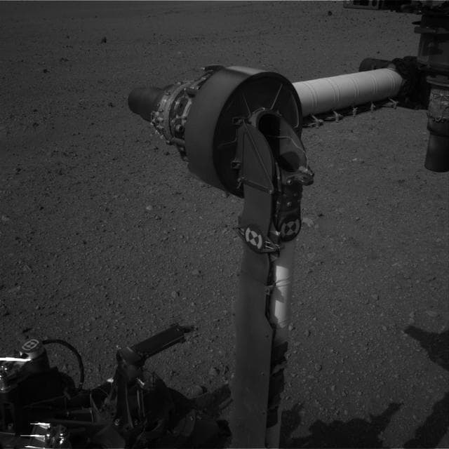 NASA image: Part of Curiosity Outstretched Arm, Full-Resolution