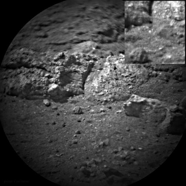 NASA image: After the Laser Shots
