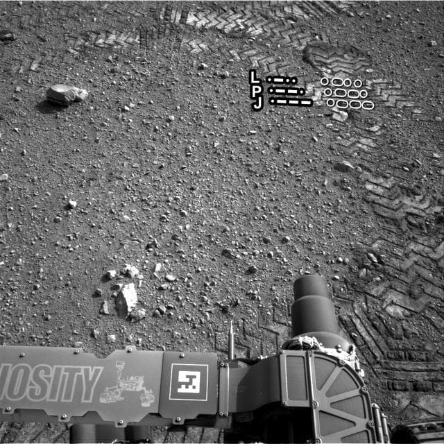 NASA image: Reading the Rover Tracks