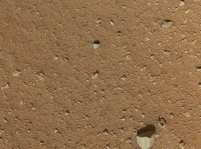 NASA image: First Image From Curiosity Arm Camera With Dust Cover Open
