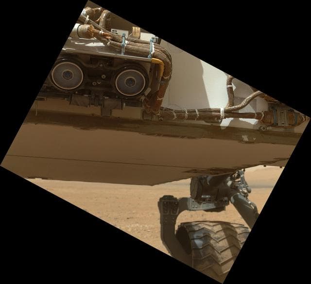 NASA image: Belly Check for Curiosity