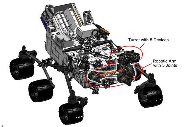 NASA image: Curiosity Robotic Arm