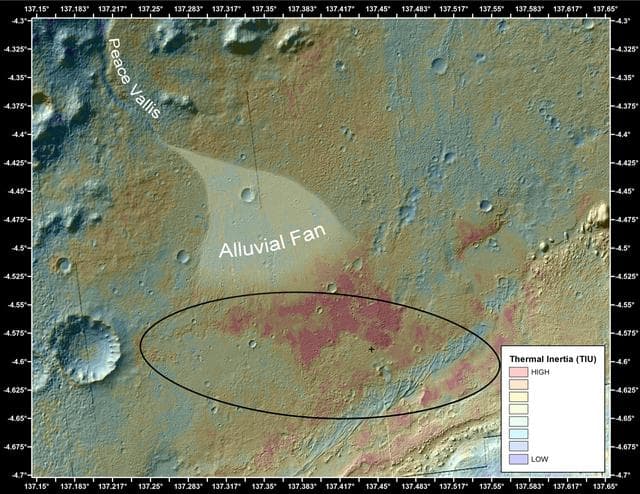 NASA image: Downslope of the Fan
