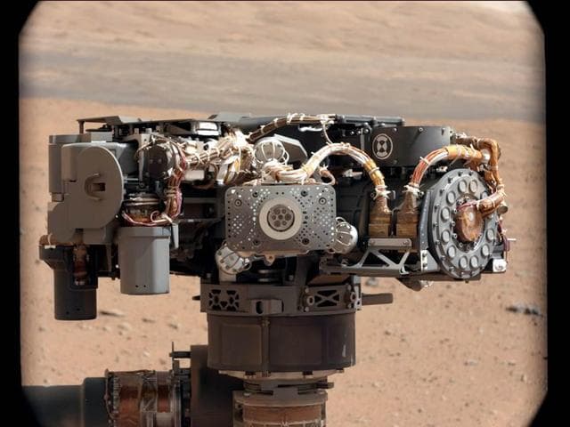NASA image: Portrait of APXS on Mars