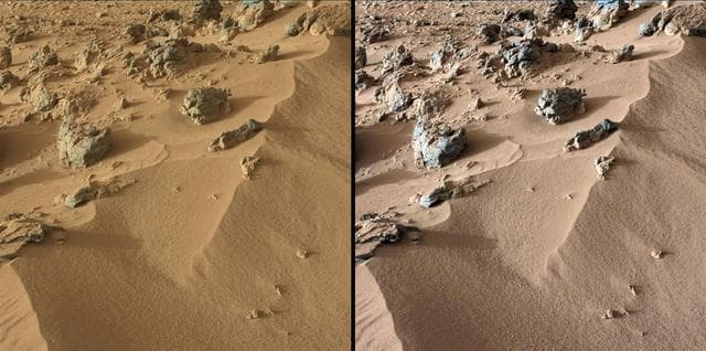 NASA image: Wind-Blown Martian Sand