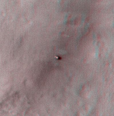 NASA image: Curiosity at Bradbury Landing Site in 3-D