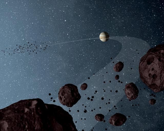NASA image: Trojan Colors Revealed Artist Concept