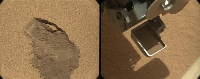 NASA image: First Scoop by Curiosity, Sol 61 Views