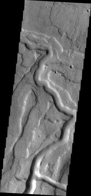 NASA image: Tyrrhena Fossae