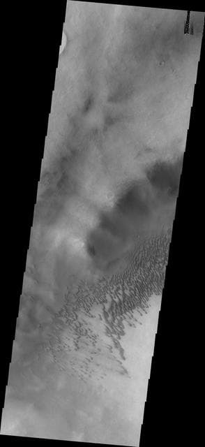 NASA image: Brashear Crater Dunes