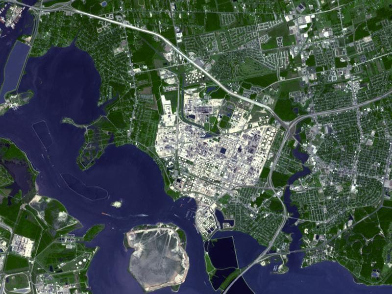 NASA image: Baytown Refinery, Texas
