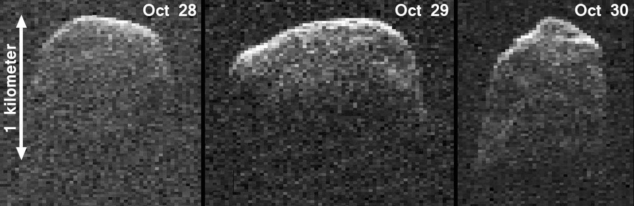NASA image: NASA Radar Images Asteroid 2007 PA8
