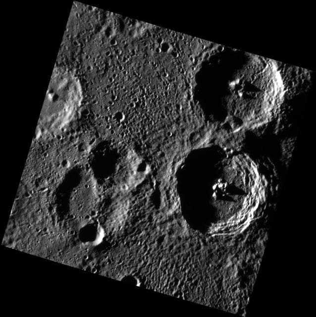 NASA image: Twin Craters: Holberg & Spitteler