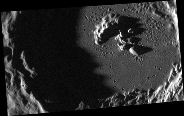 NASA image: Inside a Crater