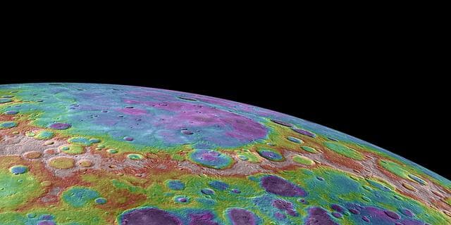 NASA image: Lowlands in Mercury North