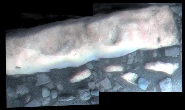NASA image: Homestake Vein on Cape York, Color Enhanced