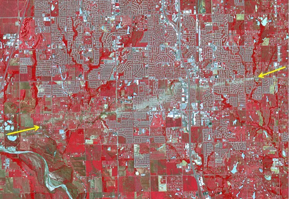 NASA image: NASA Spacecraft Captures Swath of Destruction from Deadly Oklahoma Tornado