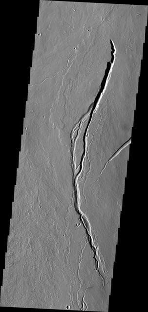 NASA image: Lava Channels