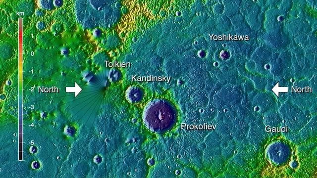 NASA image: Polar Topography