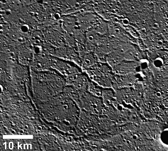 NASA image: Graben in Goethe Basin