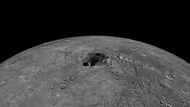 NASA image: Mercury Polar Region
