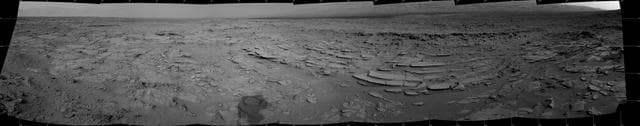 NASA image: Sol 120 Panorama from Curiosity, near Shaler