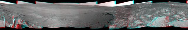 NASA image: Opportunity Surroundings on Sol 3071, Stereo View