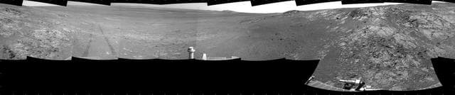 NASA image: Opportunity Surroundings on Sol 3105, on Matijevic Hill