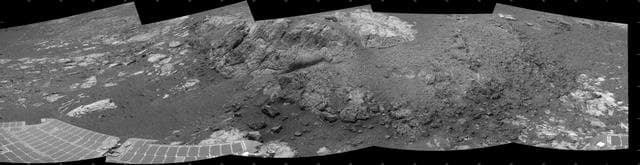 NASA image: Opportunity at Copper Cliff, Sol 3153