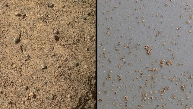 NASA image: Windblown Sand from the Rocknest Drift