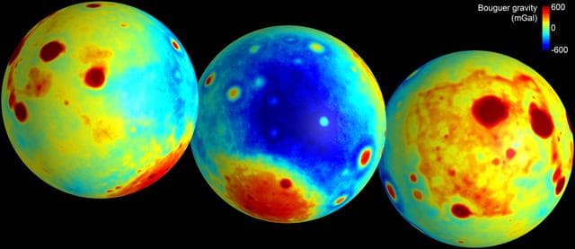 NASA image: Gravity of the Moon Crust