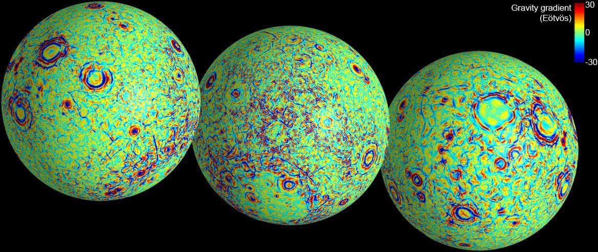 NASA image: GRAIL Gravity Gradients