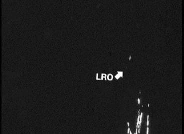 Spacecraft Observes Another Spacecraft at the Moon