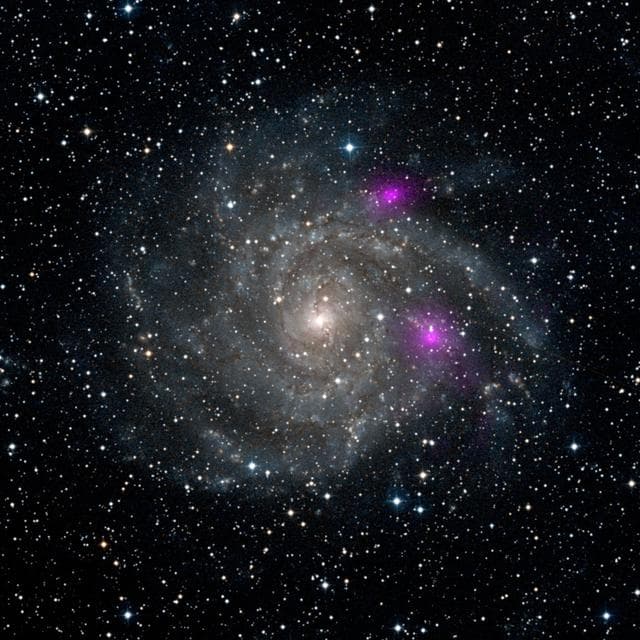 NASA image: Blazing Black Holes Spotted in Spiral Beauty