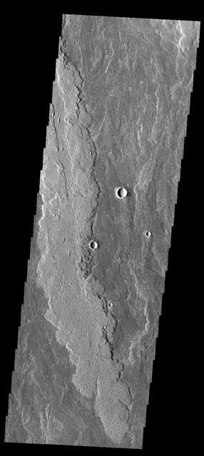 NASA image: Arsia Mons Flows