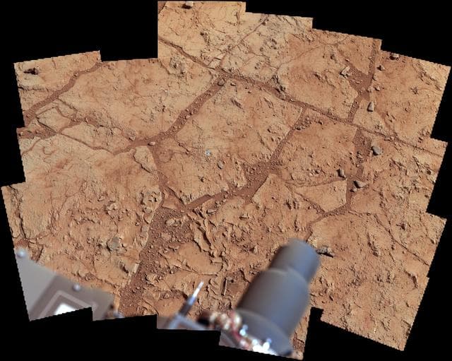 NASA image: Investigating Curiosity Drill Area